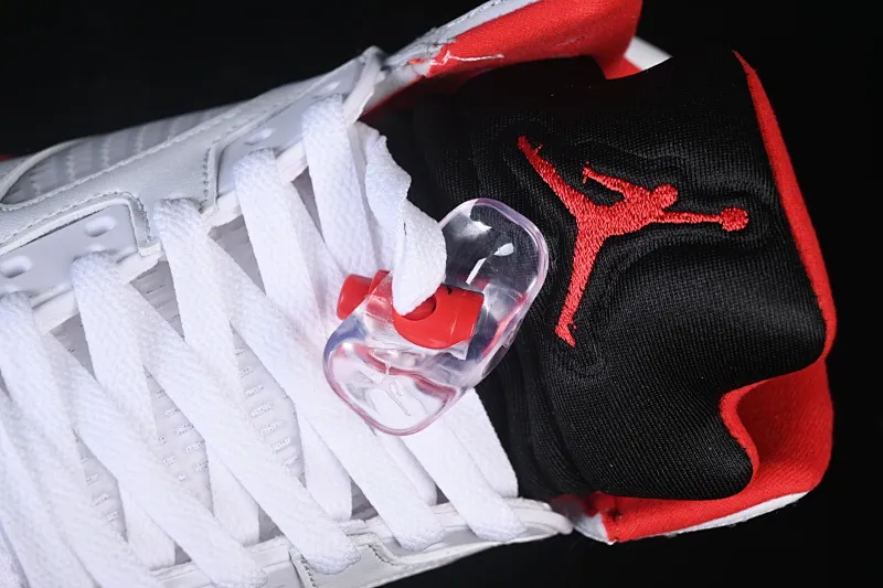 All categories Air Jordan Jordan series basketball shoes Air Jordan 5 Air Jordan 5 Retro "Fire Red Black Tongue" AJ5 Joe 5 Rukawa Maple Flame Red first layer basketball shoes HQ7978-101